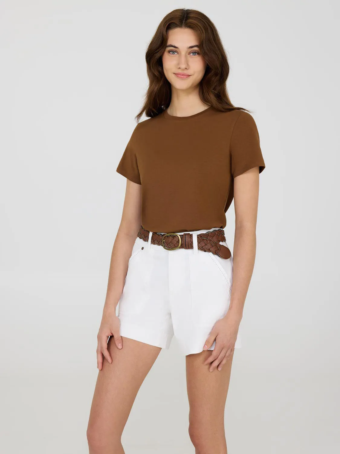 Short Sleeve Screw Neck T-Shirt Confidence Fit