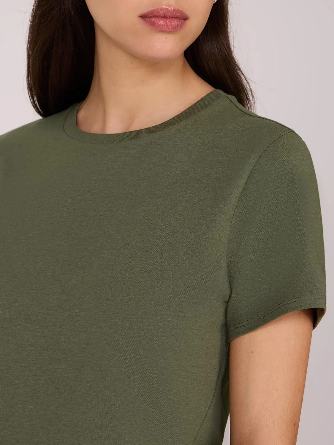 Short Sleeve Screw Neck T-Shirt Work Ready