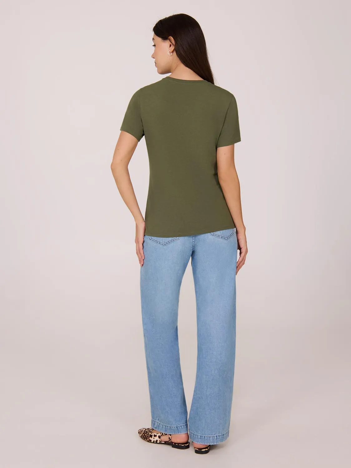 Short Sleeve Screw Neck T-Shirt Chill Essential