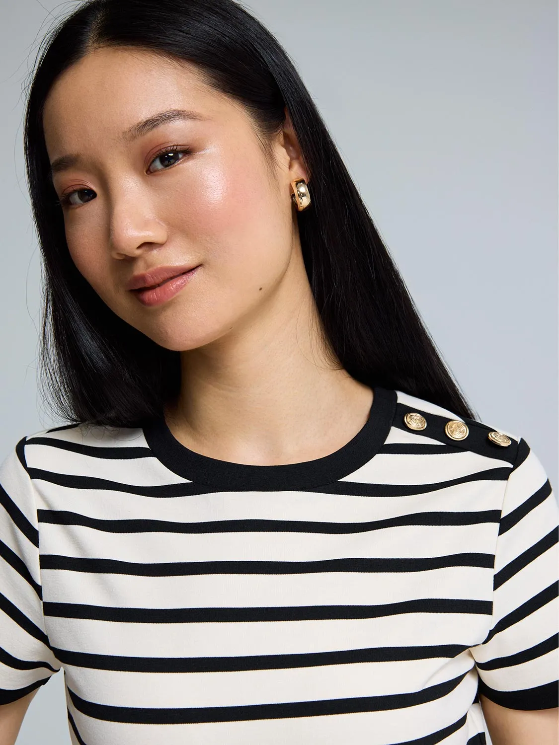 Short Sleeve Striped T-Shirt Fresh Picks