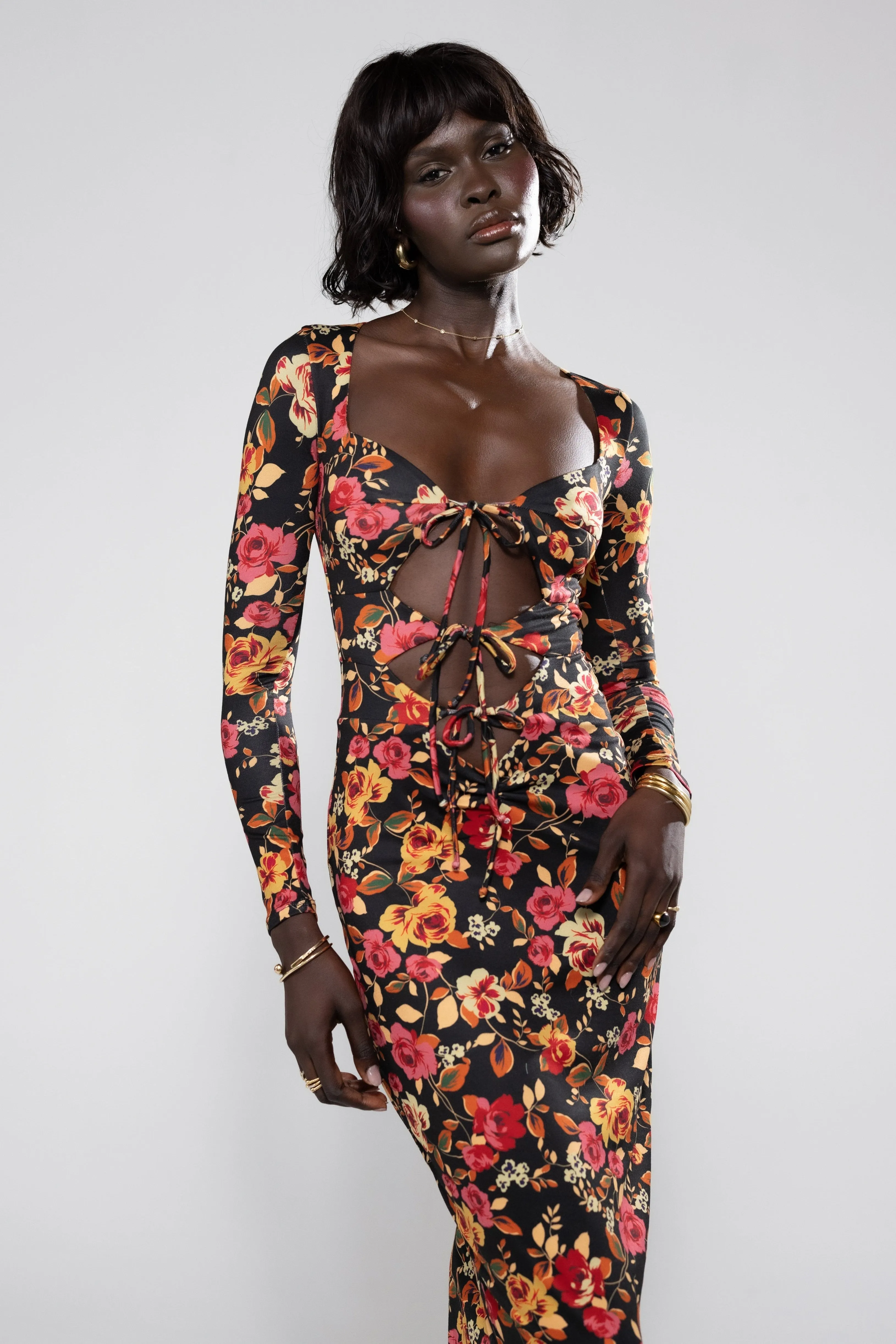 Simone Dress in Rosie elegant simple