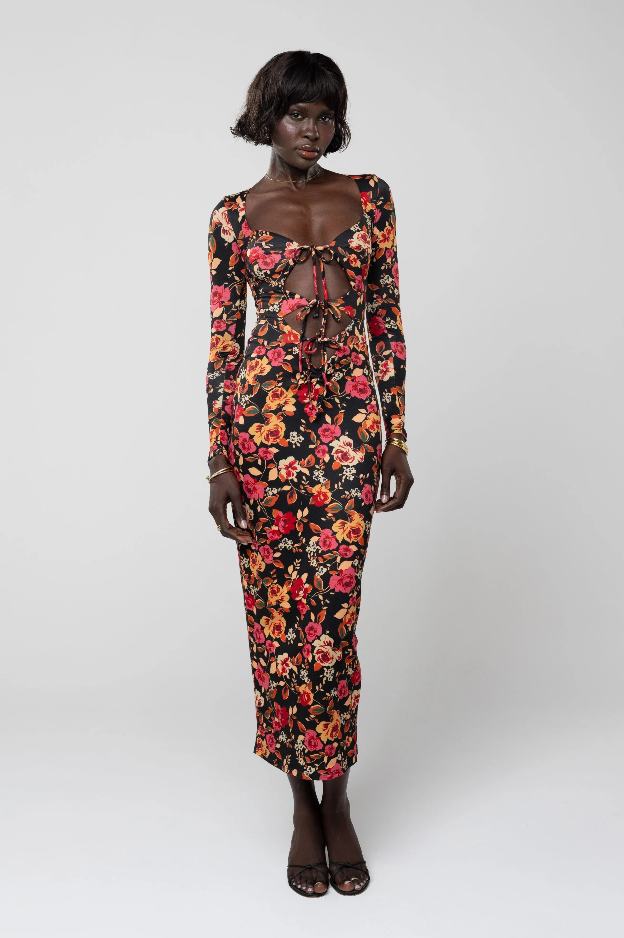 Simone Dress in Rosie summer must