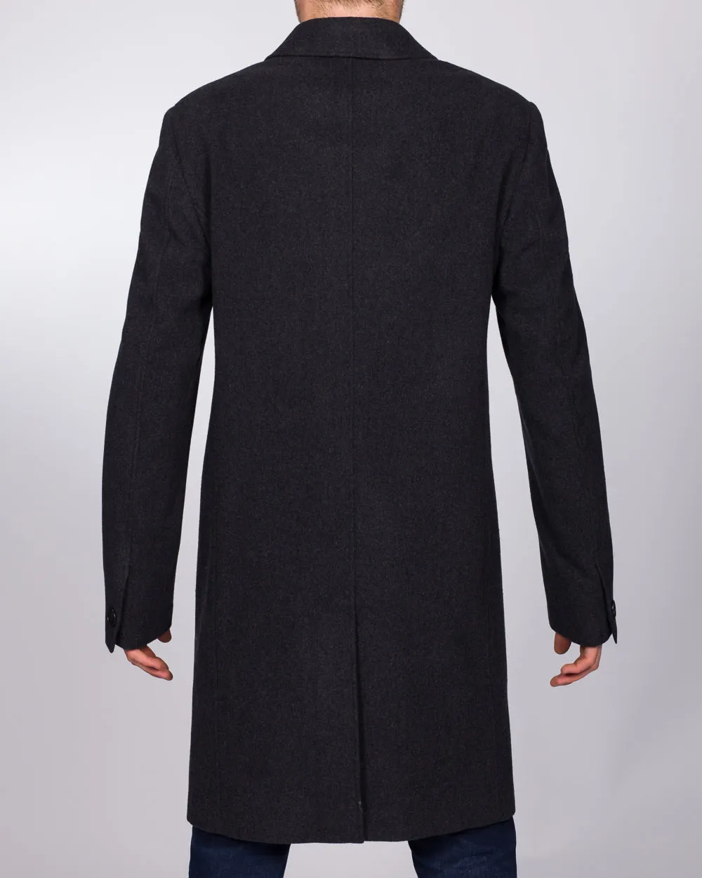 Skopes Aldgate Overcoat (charcoal) rainy city vibe