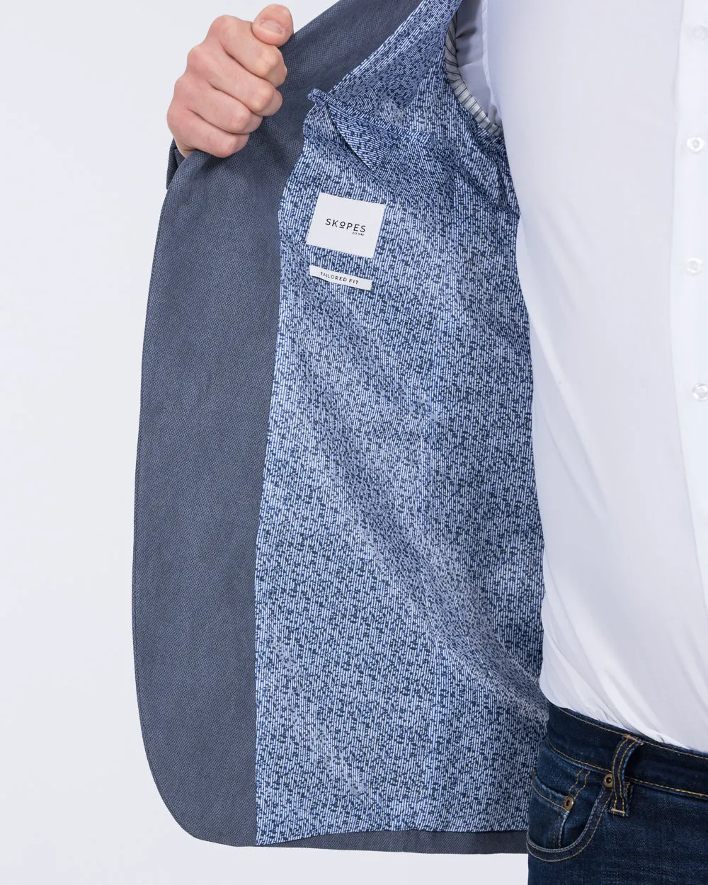 Skopes Amalfi Slim Fit Tall Blazer (blue) metro smart