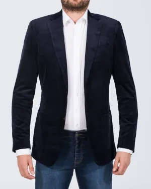 Skopes Atkinson Slim Fit Tall Cord Blazer (navy) ready polish