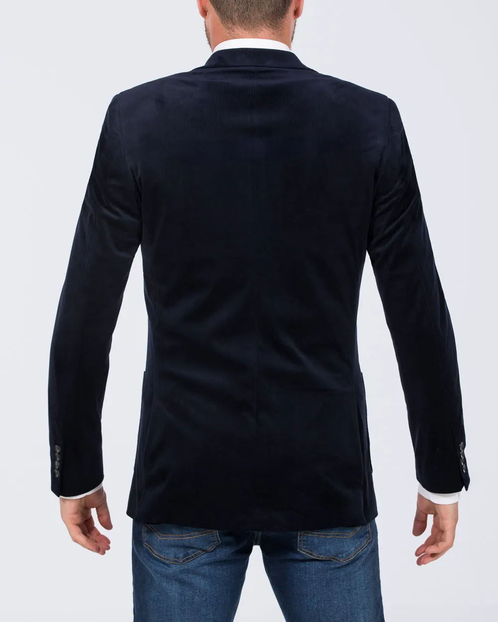 Skopes Atkinson Slim Fit Tall Cord Blazer (navy) go easy