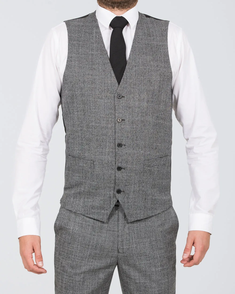 Skopes Barlow Tall Suit Waistcoat (grey) autumn walk