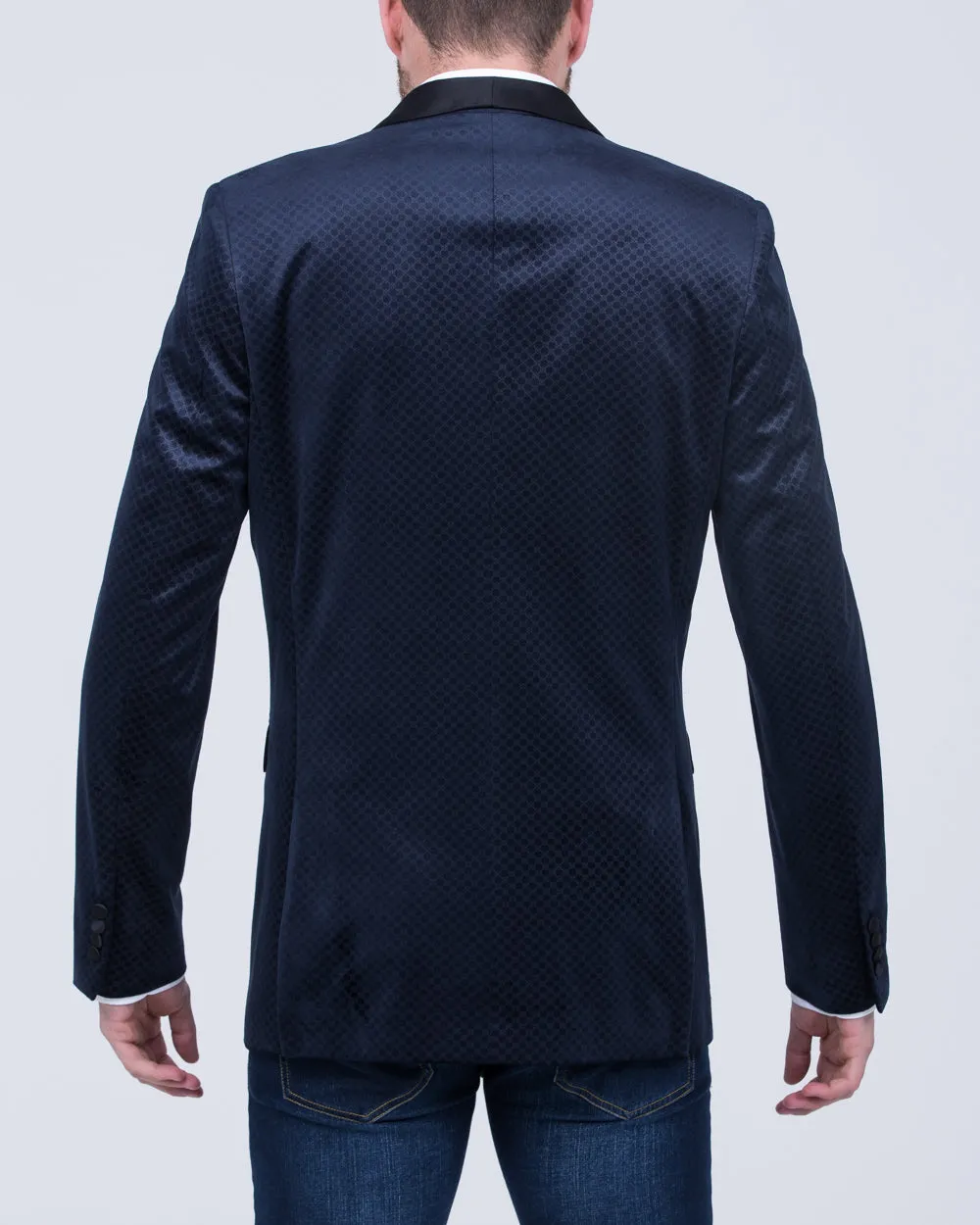 Skopes Burren Tall Geometric Print Blazer (navy/gold) travel essential