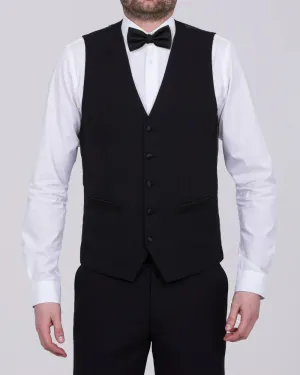 Skopes Cavendish Regular Fit Tall Dinner Waistcoat (black) casual elegance