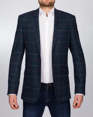 Skopes Doyle Slim Fit Tall Blazer (aqua/wine) elegance shape