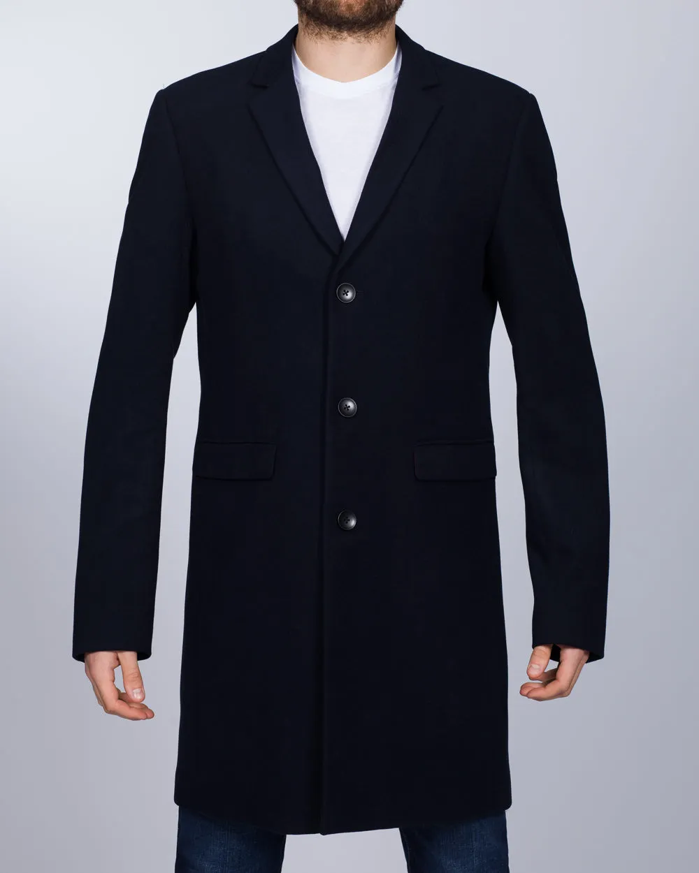 Skopes Fairlop Overcoat (navy) lunch date coat