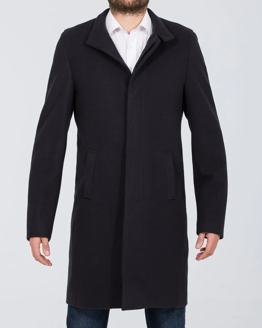 Skopes Faulkner Overcoat (navy) metro cold look