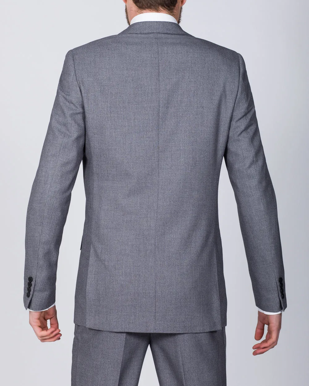 Skopes Harcourt Skinny Fit Tall Suit Jacket (silver) dry commute look
