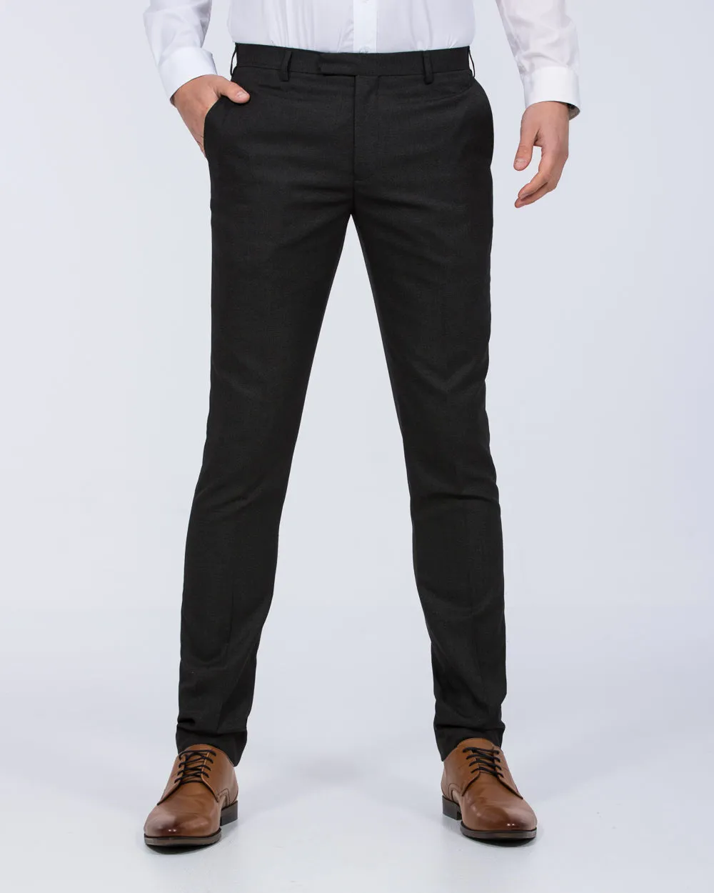 Skopes Harcourt Skinny Fit Tall Suit Trousers (green) athletic look