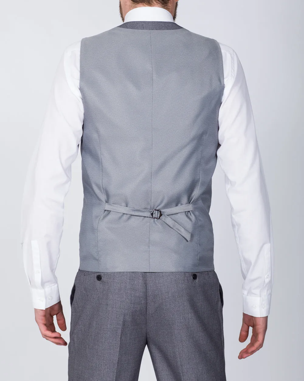 Skopes Harcourt Skinny Fit Tall Waistcoat (silver) smart dressing