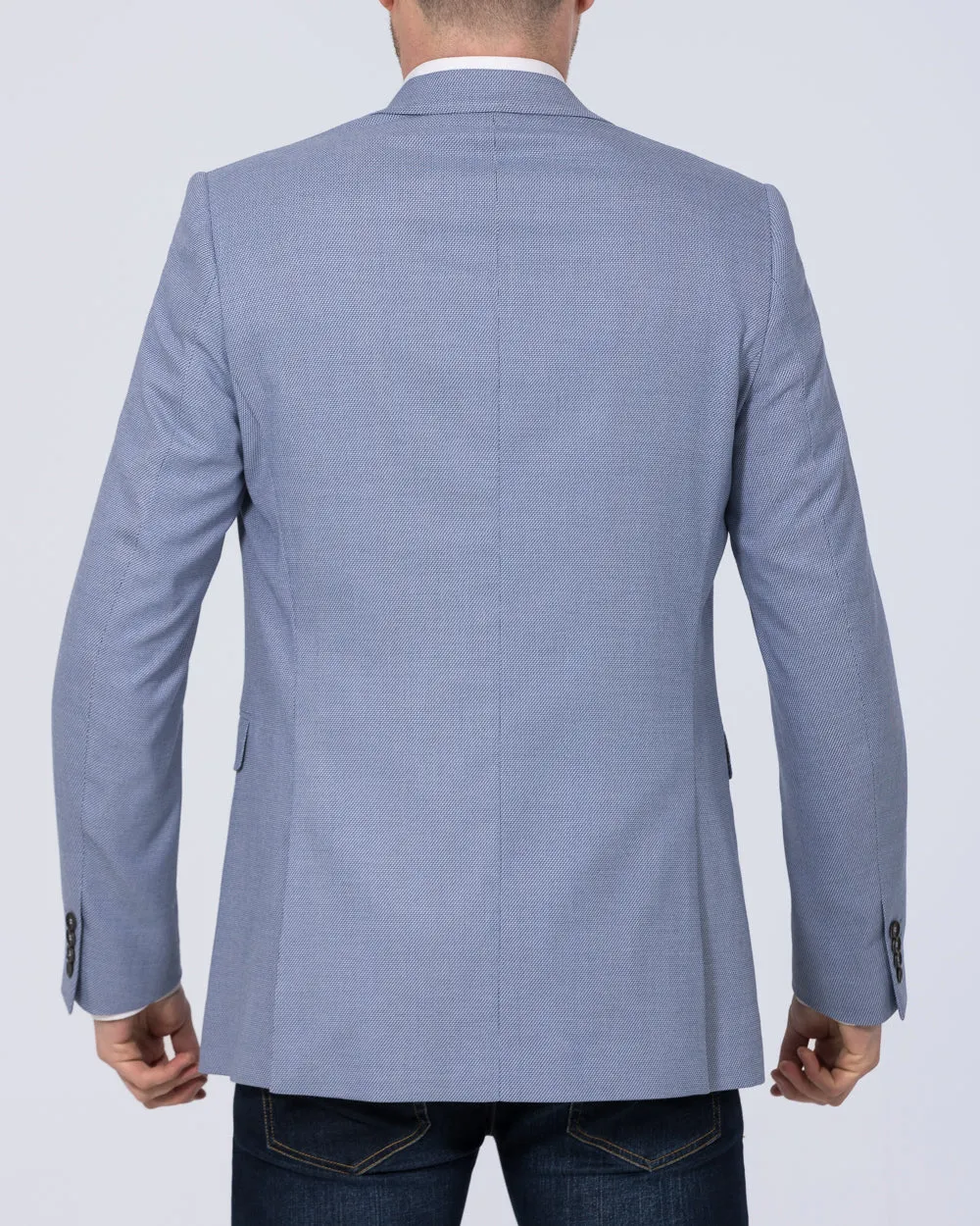 Skopes Harry Tall Textured Blazer (light blue) custom smart