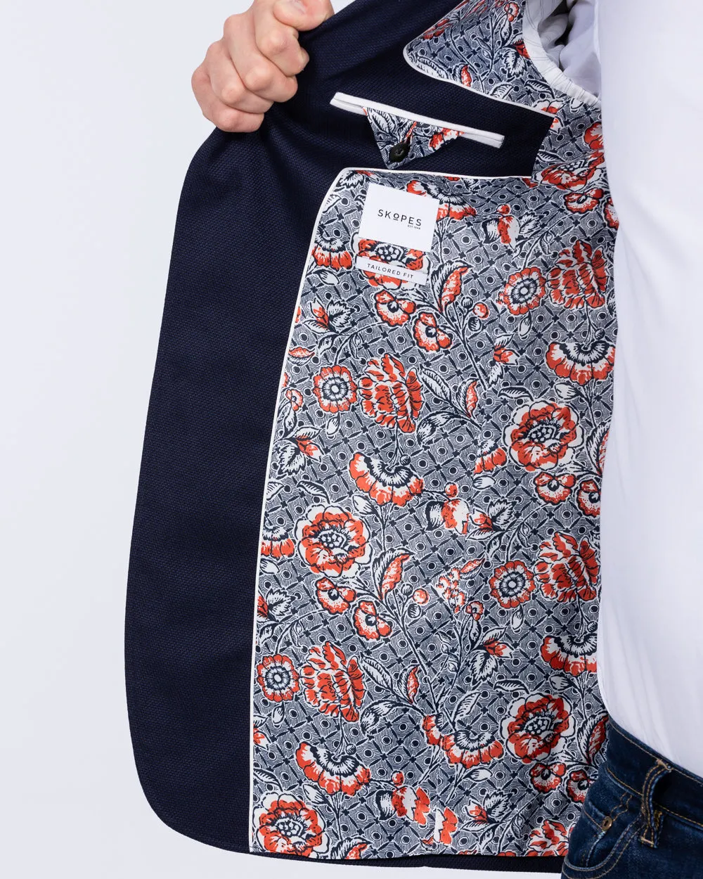 Skopes Harry Tall Textured Blazer (navy) classy sharp