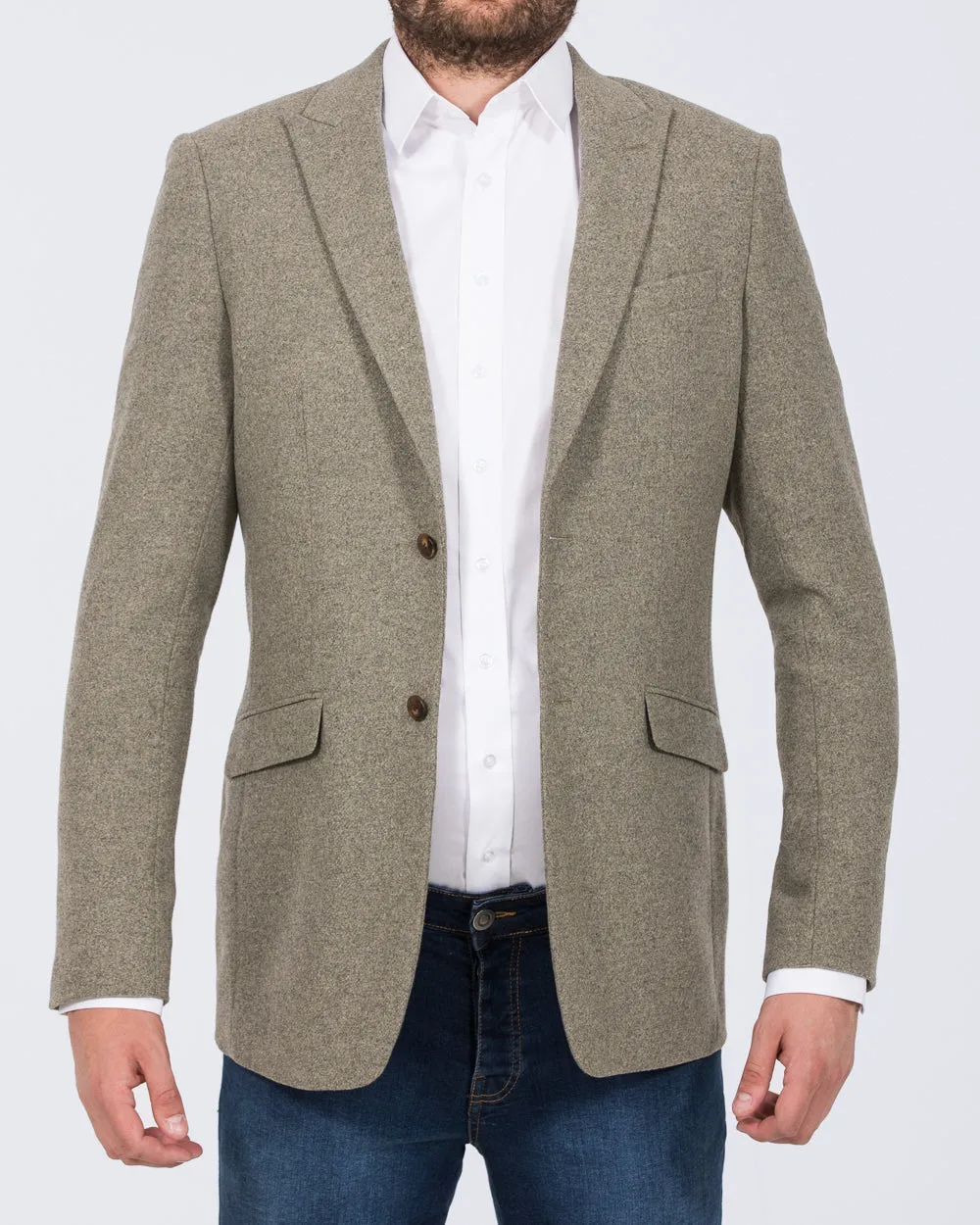 Skopes Ingram Slim Fit Tall Wool Blazer (sage) ideal tone