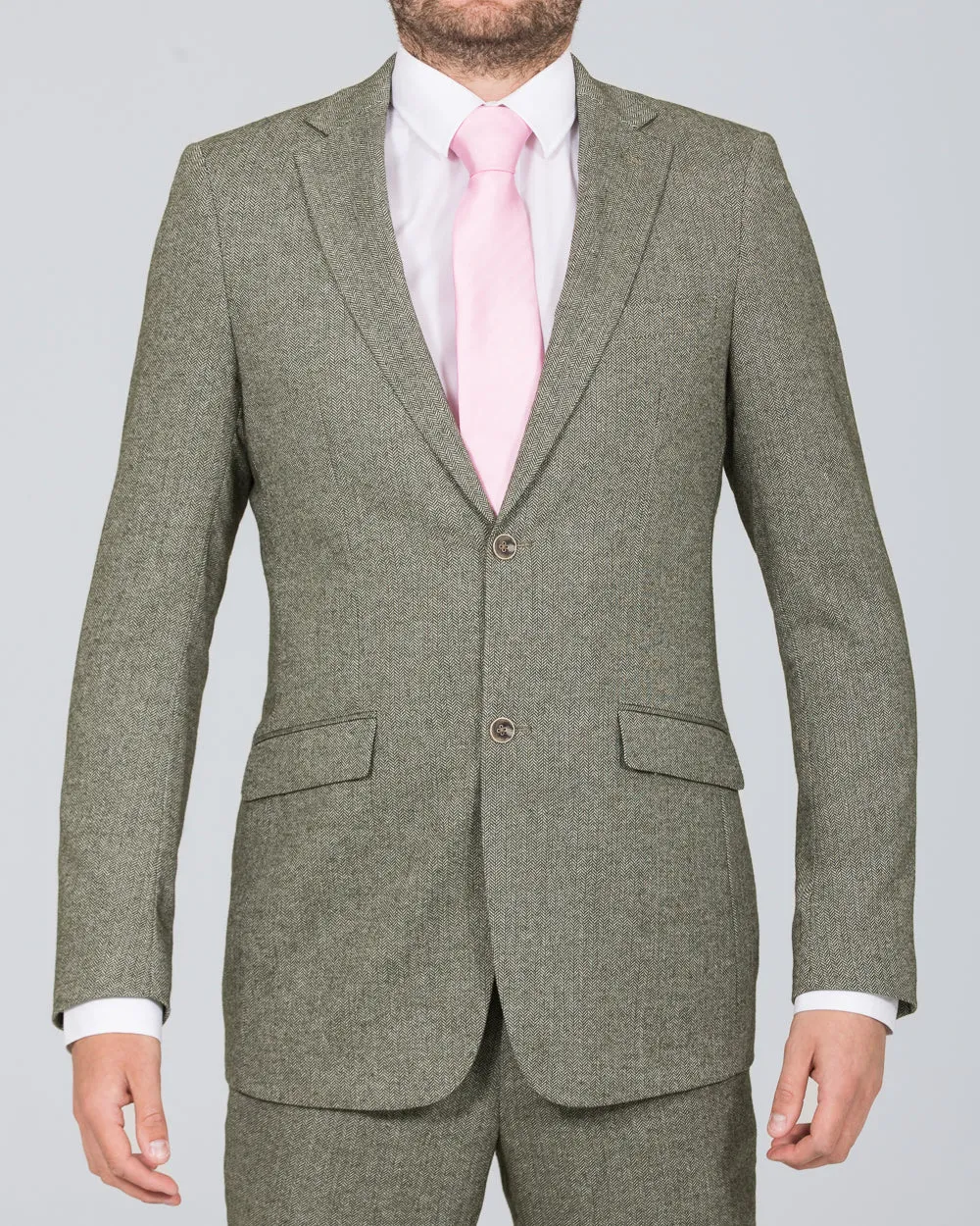 Skopes Jude Slim Fit Tall Suit Jacket (sage herringbone) breathable outer shell