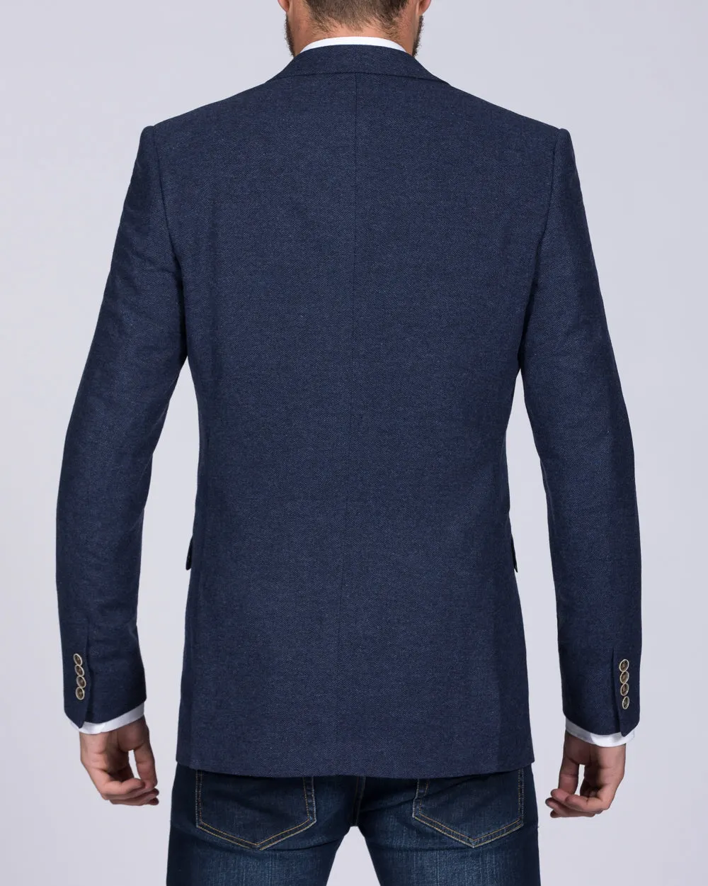 Skopes Jude Tall Blazer (navy herringbone) comfort layer