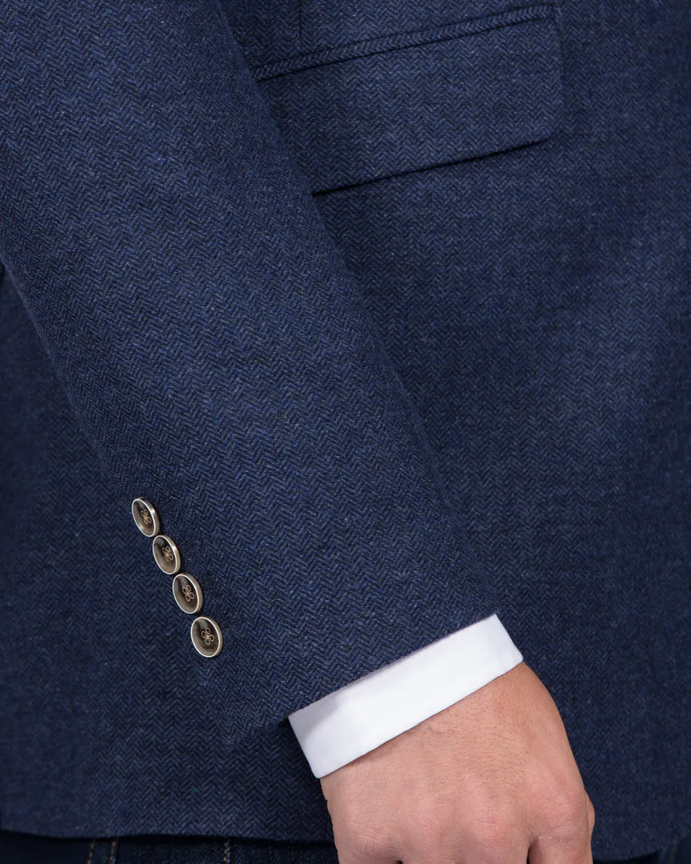 Skopes Jude Tall Blazer (navy herringbone) stylish tone