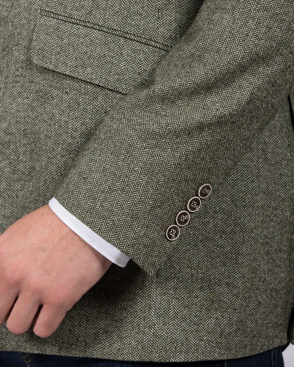 Skopes Jude Tall Blazer (sage herringbone) busy proof