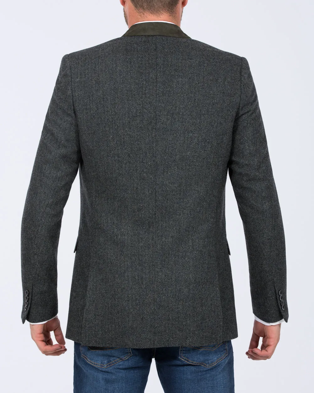 Skopes Newsam Slim Fit Tall Wool Blazer (teal) polished coat