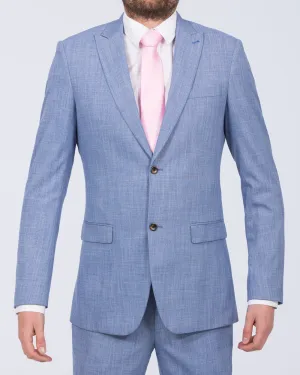 Skopes Redding Slim Fit Tall Suit Jacket (sky blue) refined cool