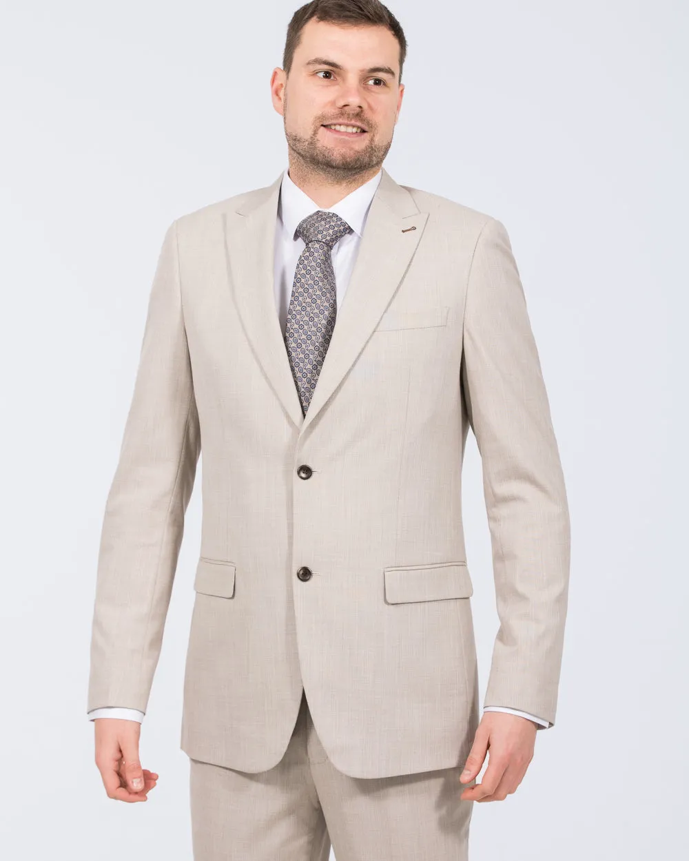 Skopes Redding Slim Fit Tall Suit Jacket (stone) water defense gear