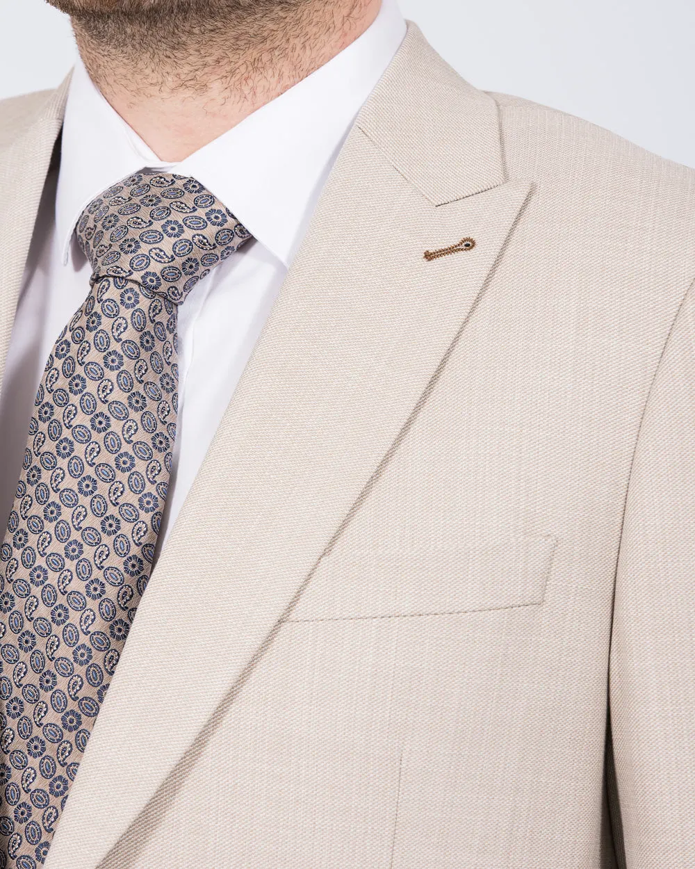 Skopes Redding Slim Fit Tall Suit Jacket (stone) timeless comfort look