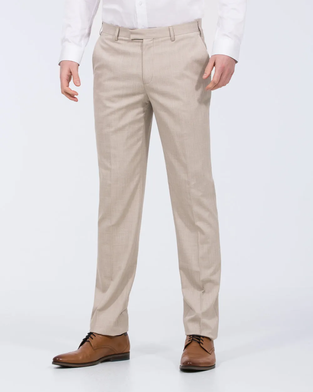 Skopes Redding Slim Fit Tall Suit Trousers (stone) classic silhouette