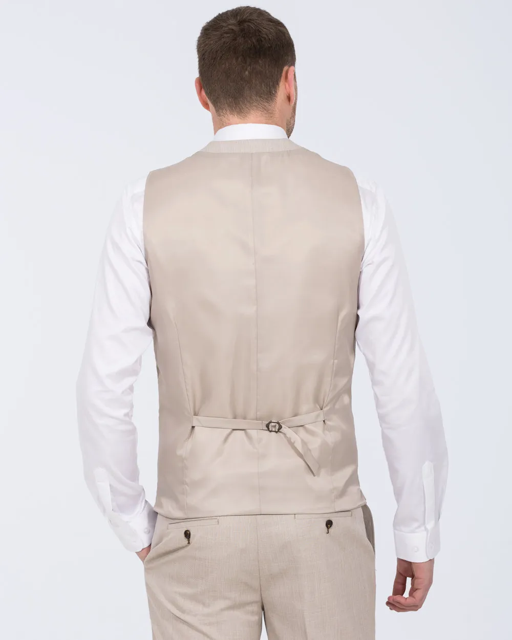 Skopes Redding Slim Tall Suit Waistcoat (stone) festival outfit