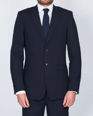 Skopes Regular Fit Wool Tall Suit Jacket (navy) flexible weather gear