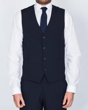 Skopes Regular Fit Wool Tall Suit Waistcoat (navy) fashion influencer