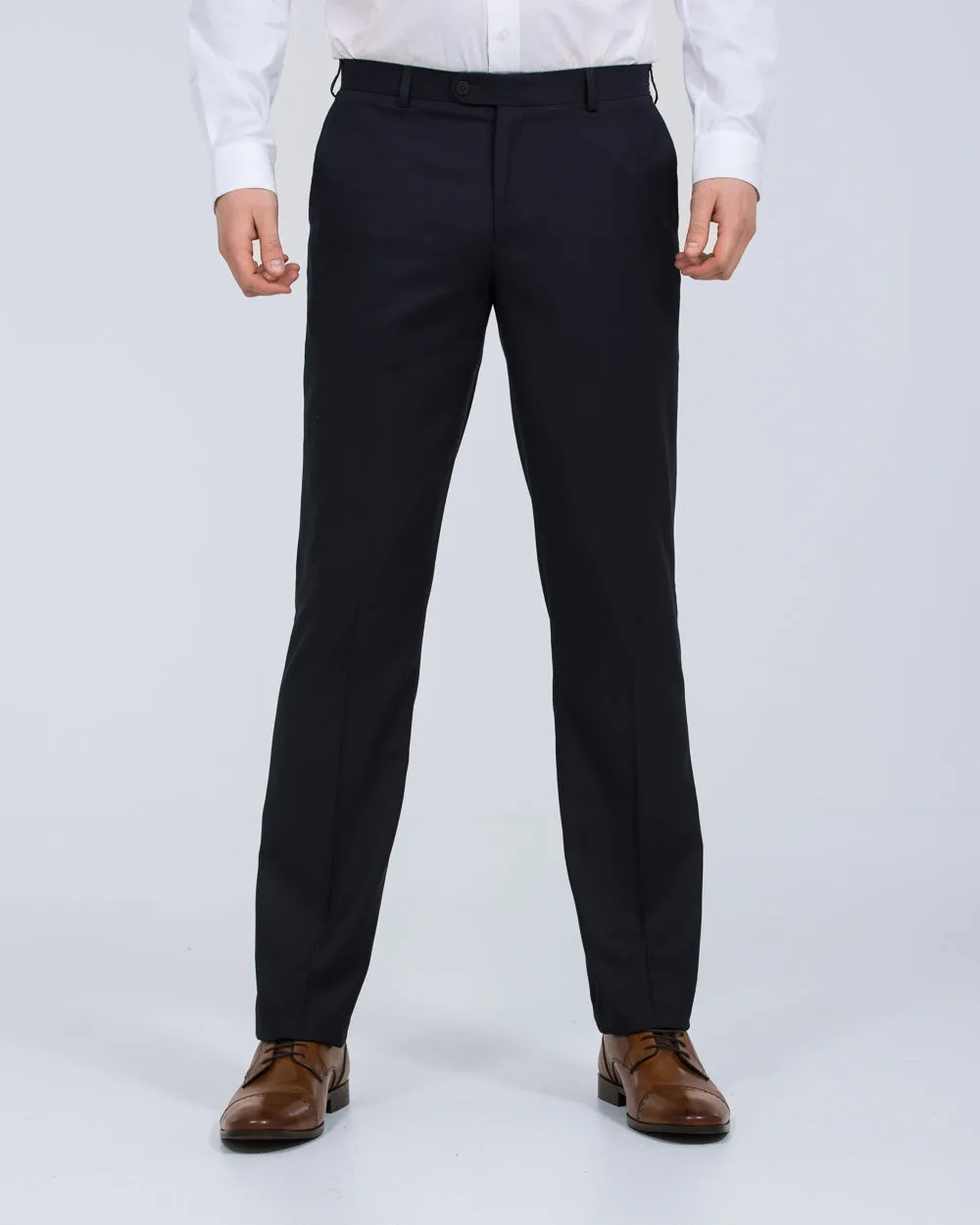 Skopes Romulus Slim Fit Tall Lyfcycle Trousers (navy) temperature control