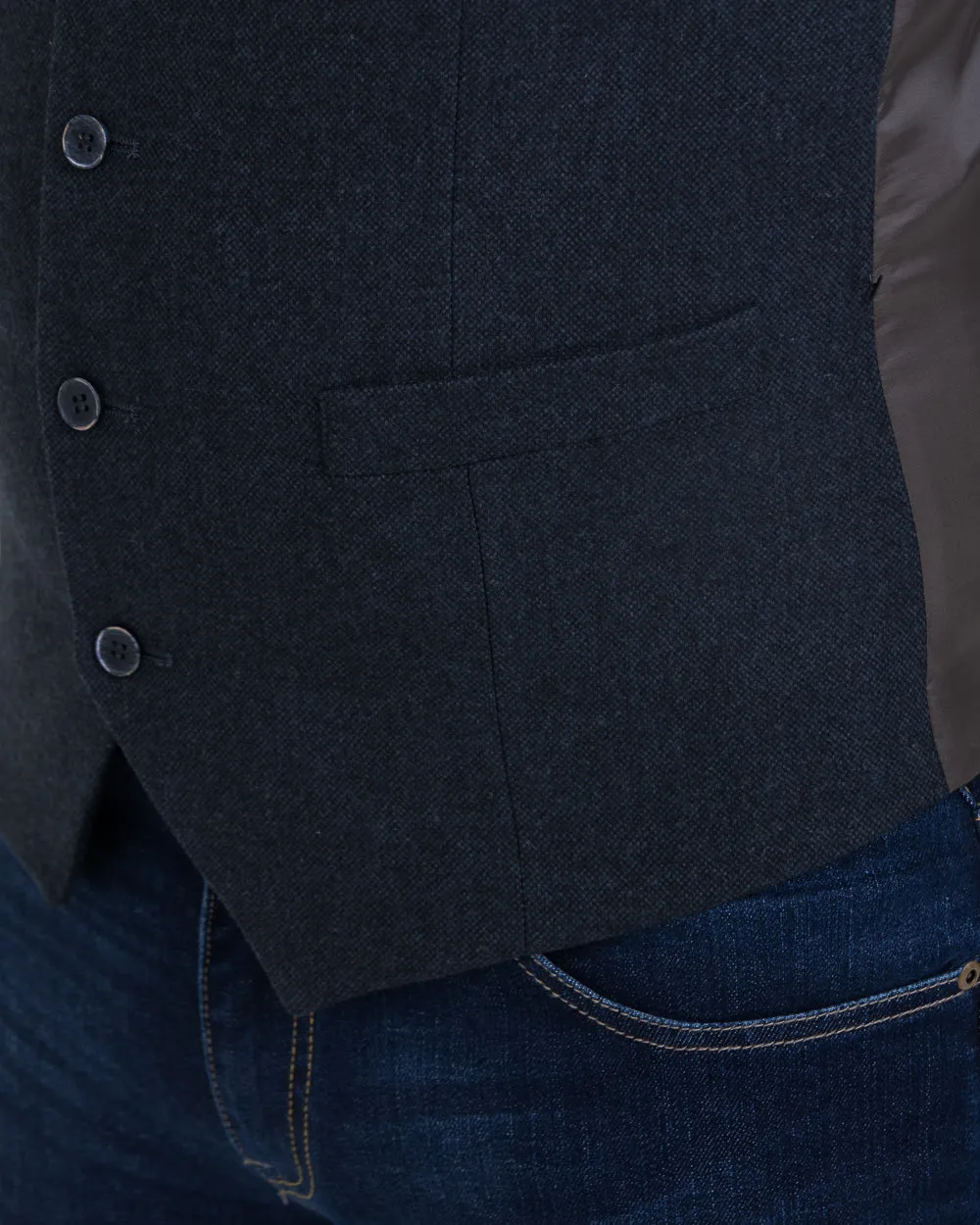 Skopes Ruthin Slim Fit Tall Waistcoat (teal tweed) business meeting