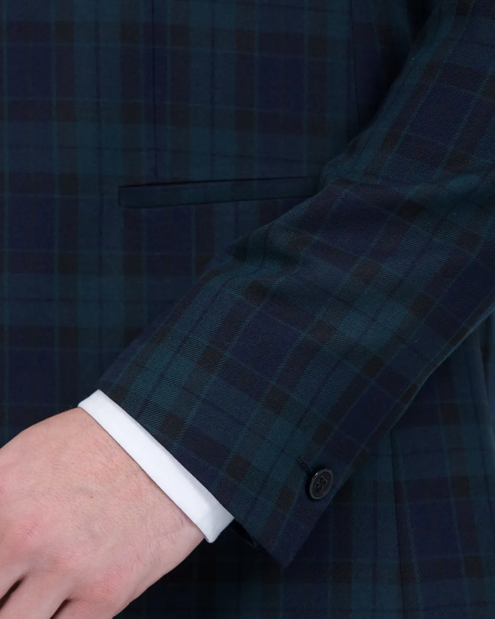 Skopes Sanchez Tall Blazer (navy/green check) shape defining