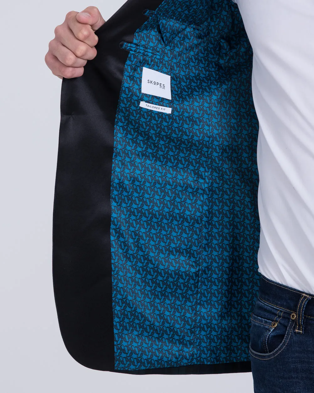 Skopes Sanchez Tall Blazer (navy/green check) wearable edge