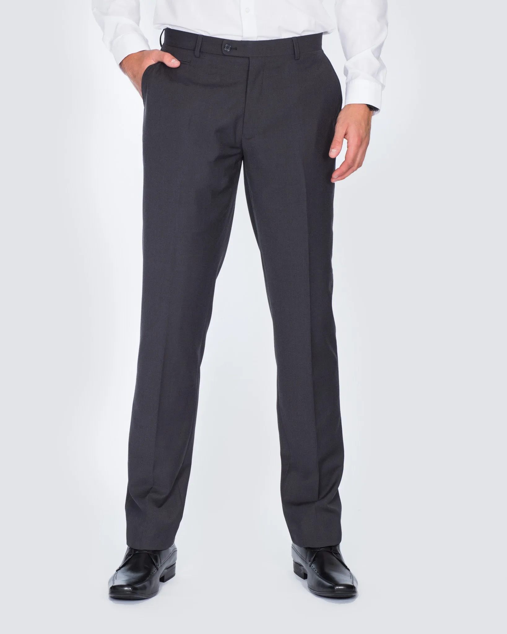 Skopes Slim Fit Superfine Twill Trousers (charcoal) breathable mesh