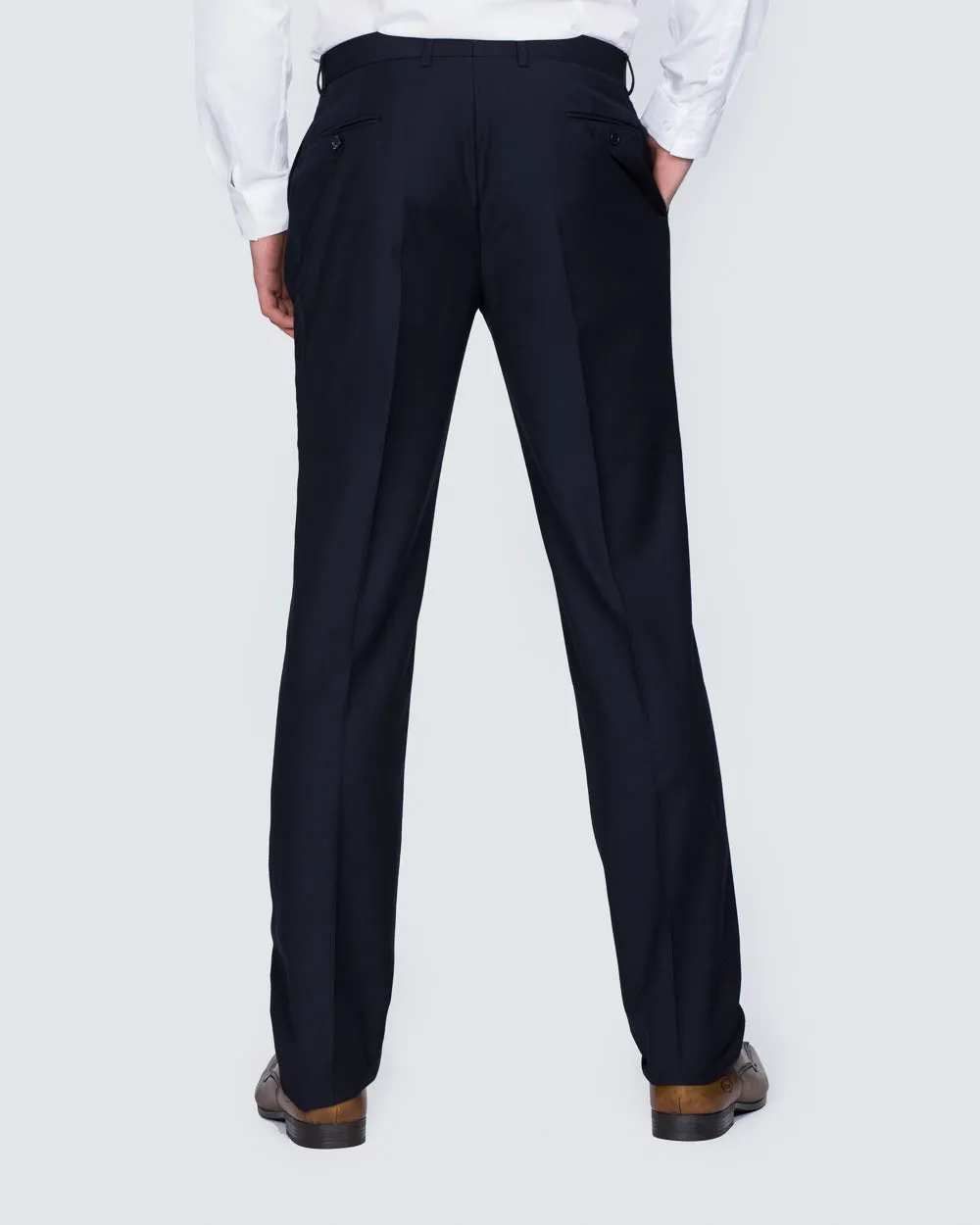 Skopes Slim Fit Superfine Twill Trousers (navy) exclusive design