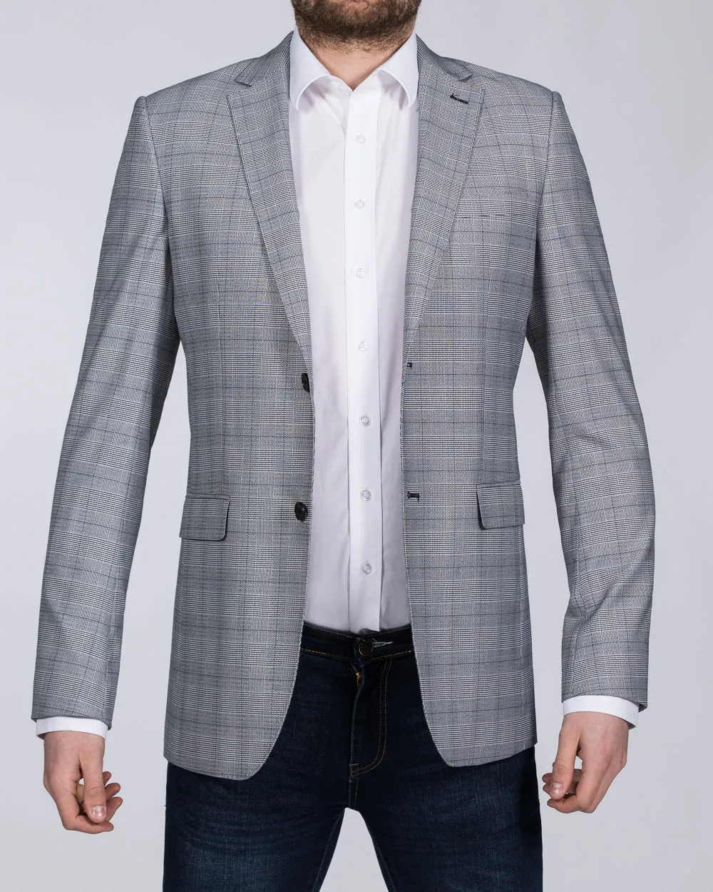 Skopes Slim Fit Tall Anello Blazer (grey) outer flex