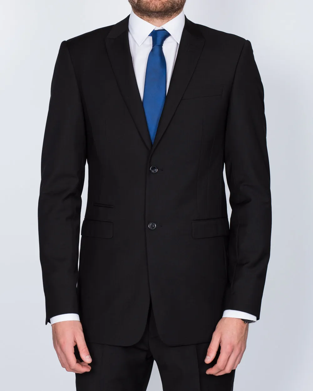 Skopes Slim Fit Tall Suit Jacket (black) spring breeze coat
