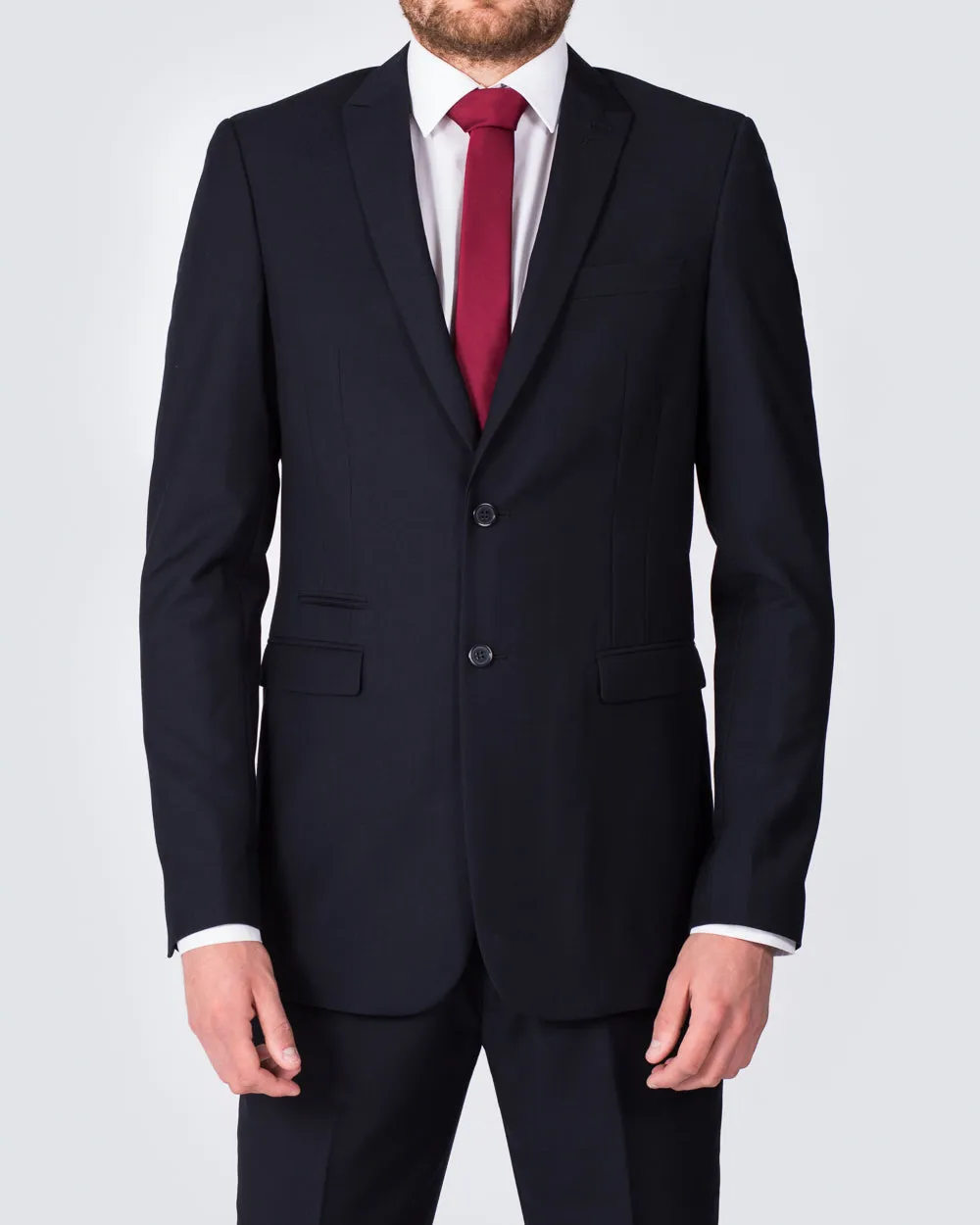 Skopes Slim Fit Tall Suit Jacket (navy) wind blocking coat