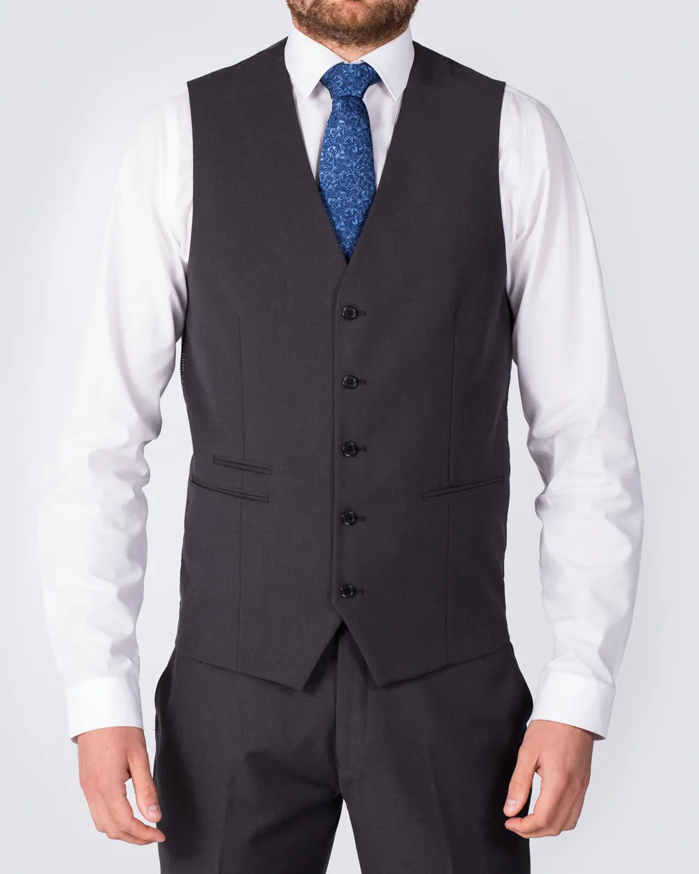 Skopes Slim Fit Tall Suit Waistcoat (charcoal) weekend getaway