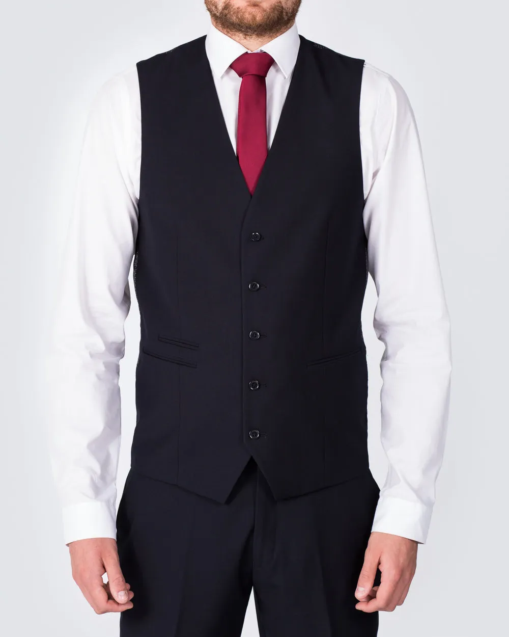 Skopes Slim Fit Tall Waistcoat (navy) festival ready