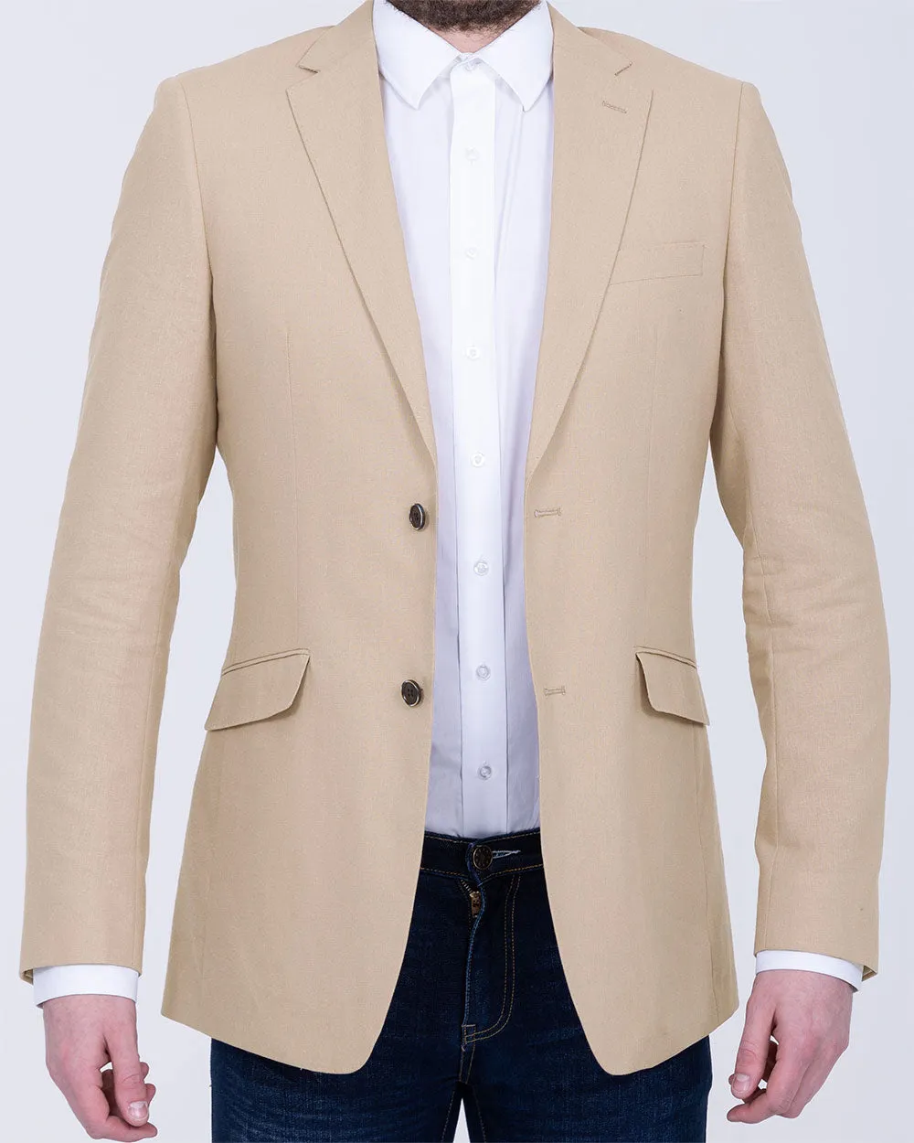Skopes Tuscany Linen Blend Blazer (stone) morning clean