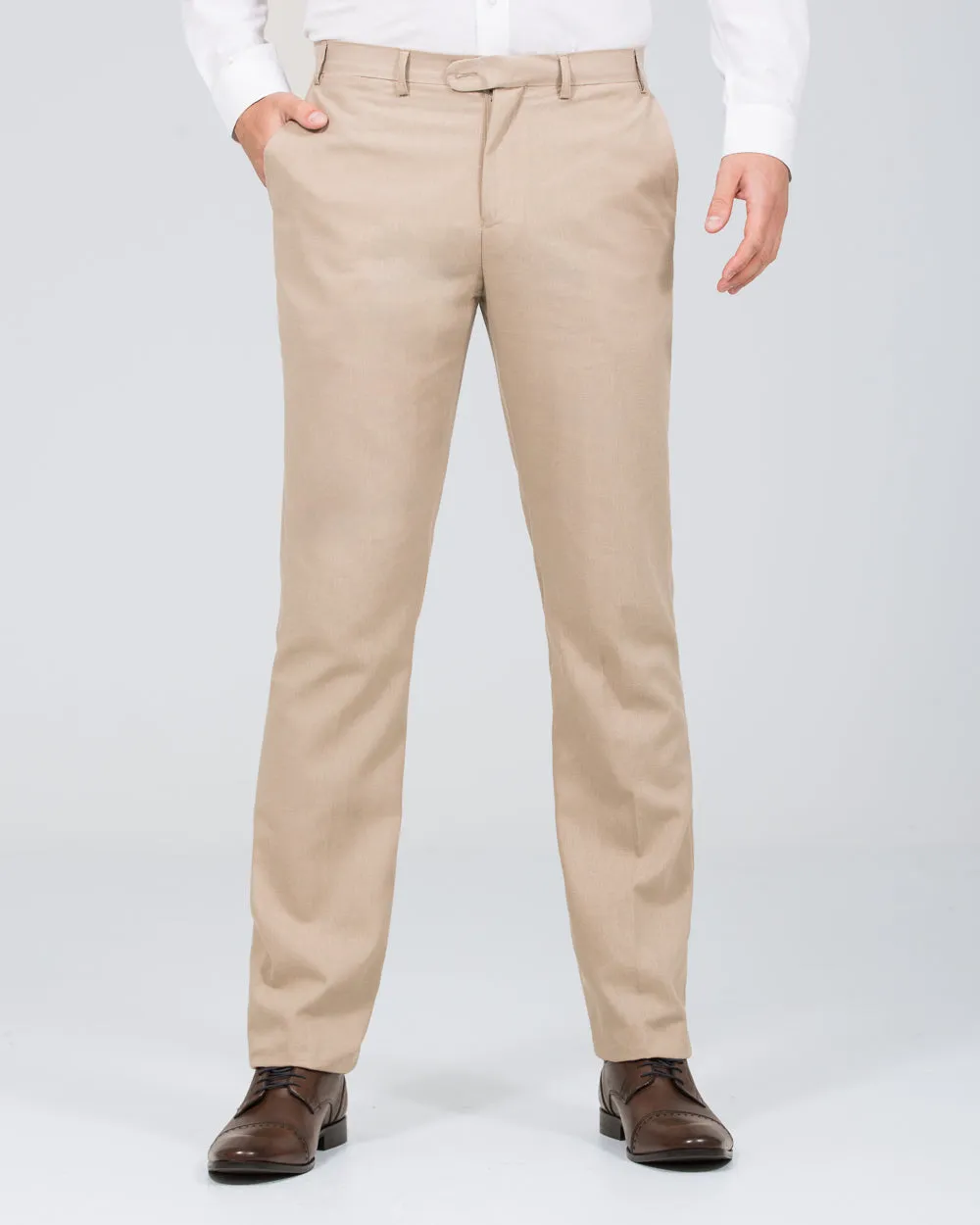 Skopes Tuscany Slim Fit Linen Blend Trousers (stone) cold protection