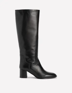 Skye Smart Knee Boots-Black outdoor casual