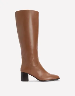 Skye Smart Knee Boots-Tan comfy wrap
