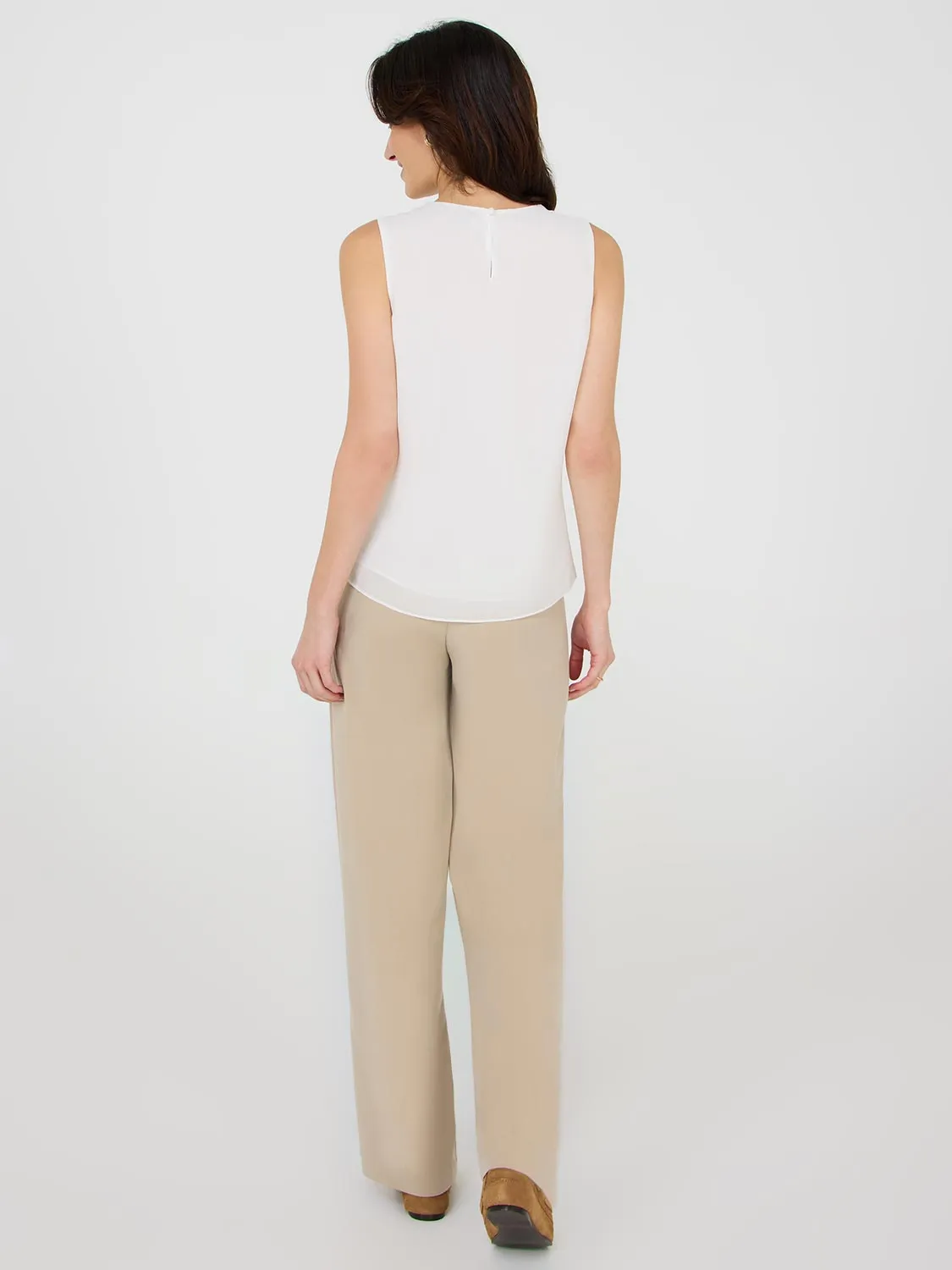 Sleeveless Chiffon Top active core